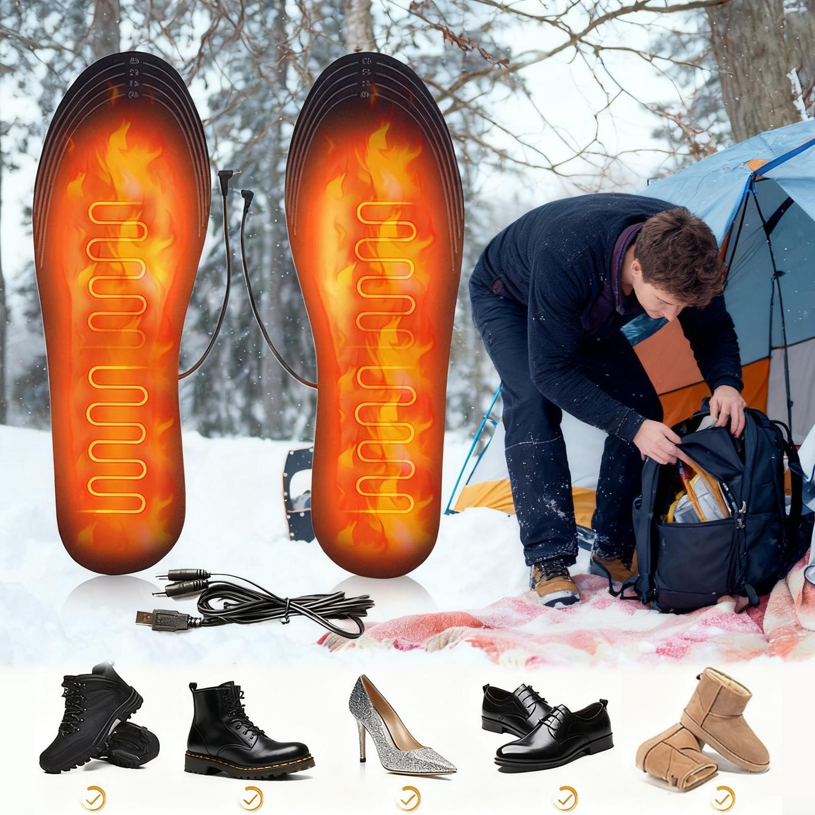 Heated Insole Rechargeable - Перезаряжаемые стельки с подогревом через USB,