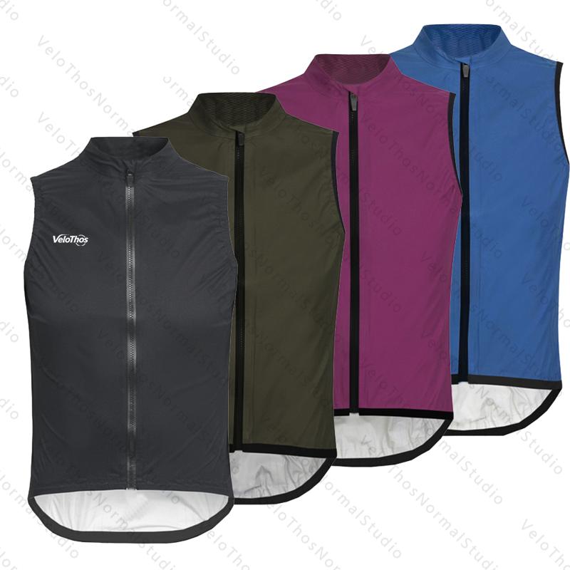 Padded Vest Gilet - Мужской велосипедный жилет VeloThos 2026: ветрозащитный,