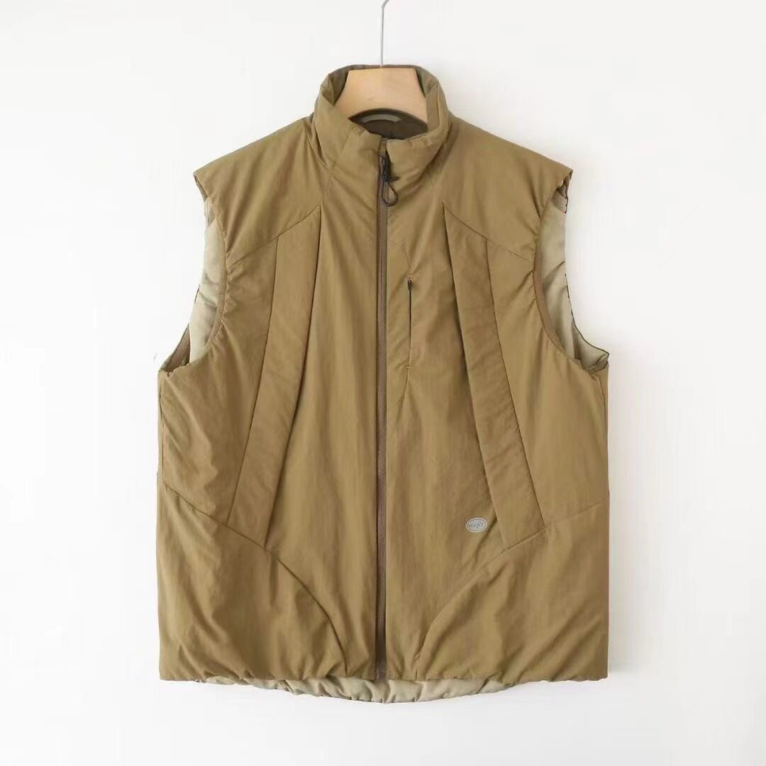 Padded Vest Gilet - Американский ретро-жилет в стиле техно-одежды с