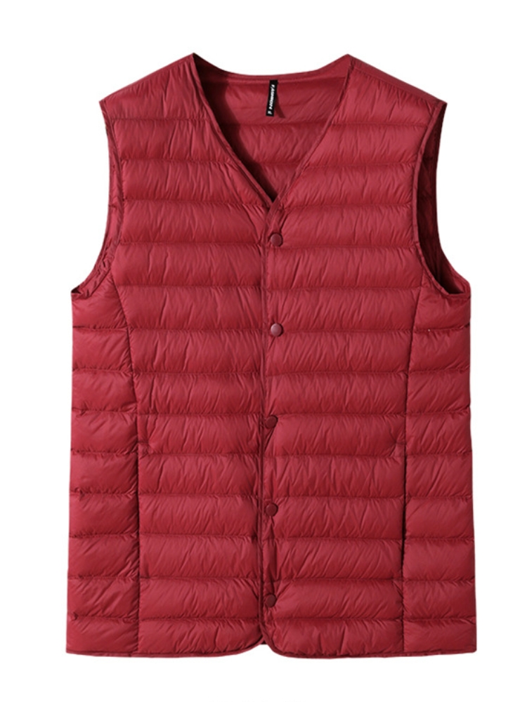 Padded Vest Gilet - Новинка 2023, зимний мужской жилет с