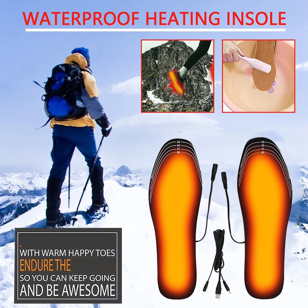 Heated Insole Rechargeable - USB перезаряжаемые стельки с подогревом, размер