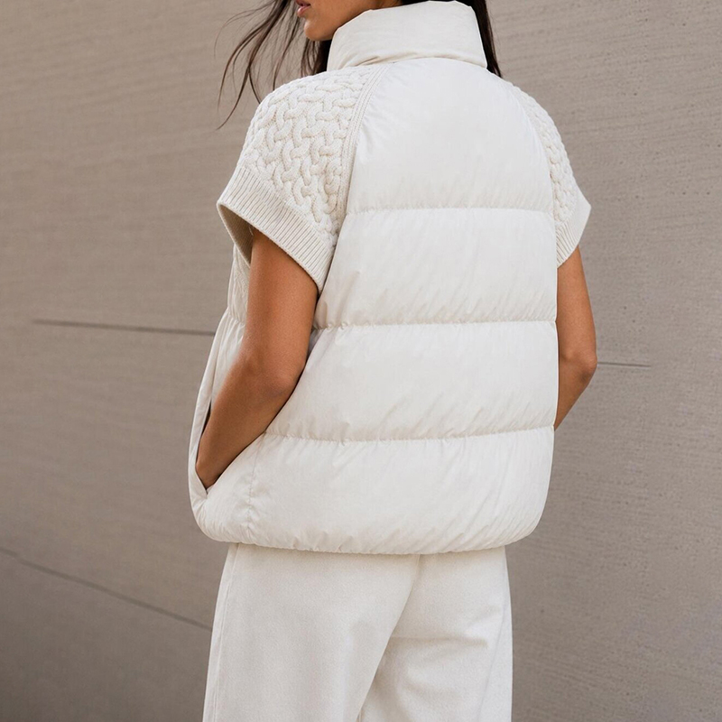 Женский стильный укороченный п – обзор и цена Padded Vest Gilet