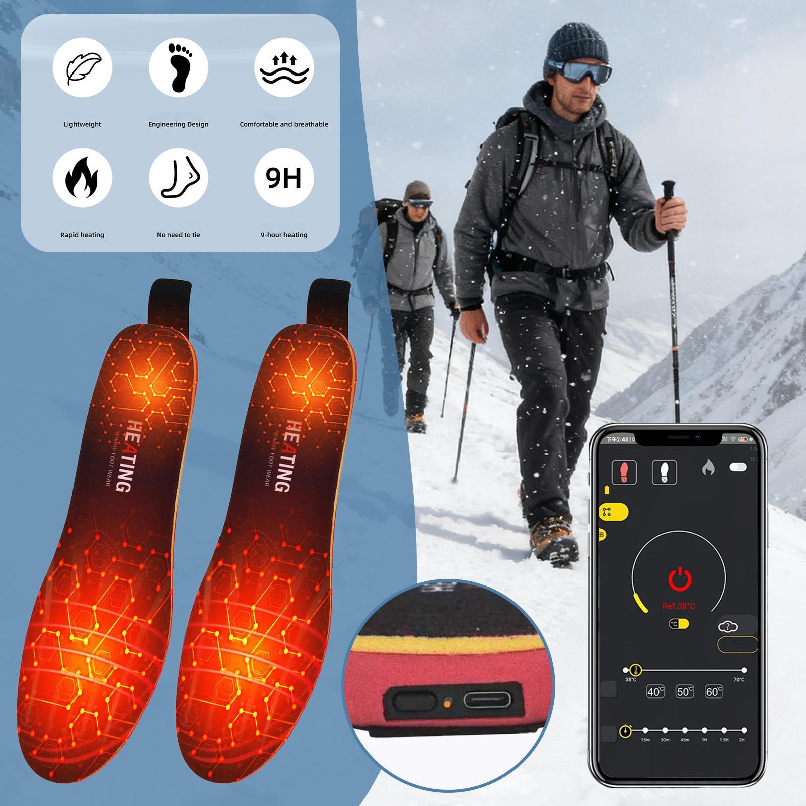 Стельки с подогревом 4300 мАч, – обзор и цена Heated Insole Rechargeable
