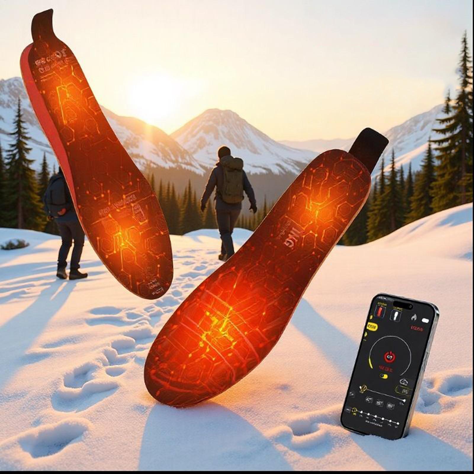 Стельки с подогревом 4300 мАч, – обзор и цена Heated Insole Rechargeable