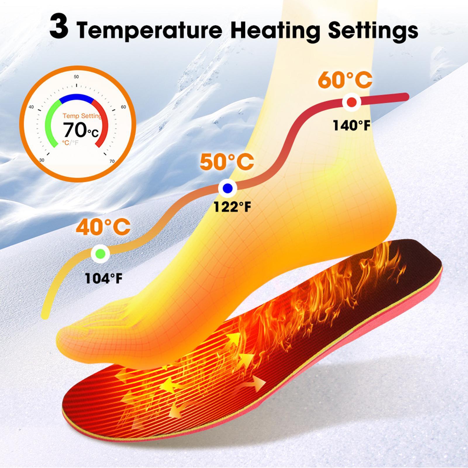 Стельки с подогревом Seanker,  – обзор и цена Heated Insole Rechargeable