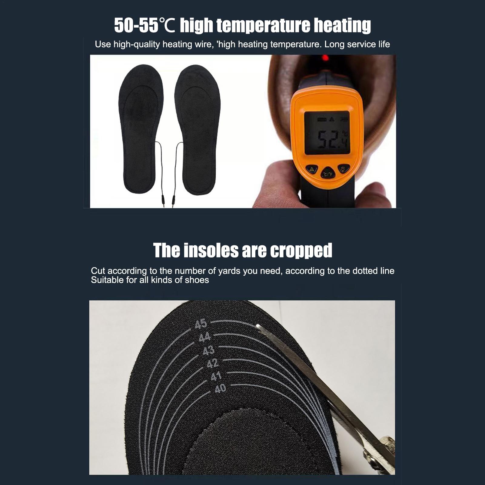Стельки с USB-подогревом, режу – обзор и цена Heated Insole Rechargeable