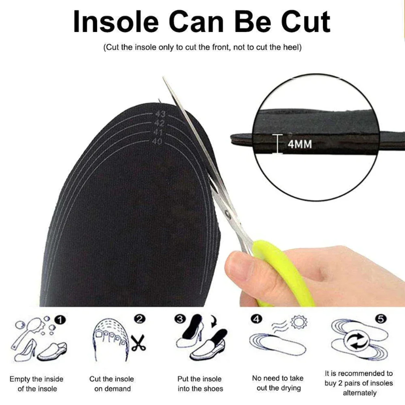USB перезаряжаемые стельки с п – обзор и цена Heated Insole Rechargeable