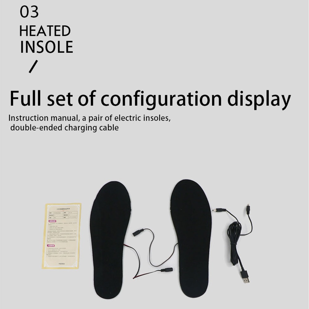 Энергосберегающие USB-стельки  – обзор и цена Heated Insole Rechargeable