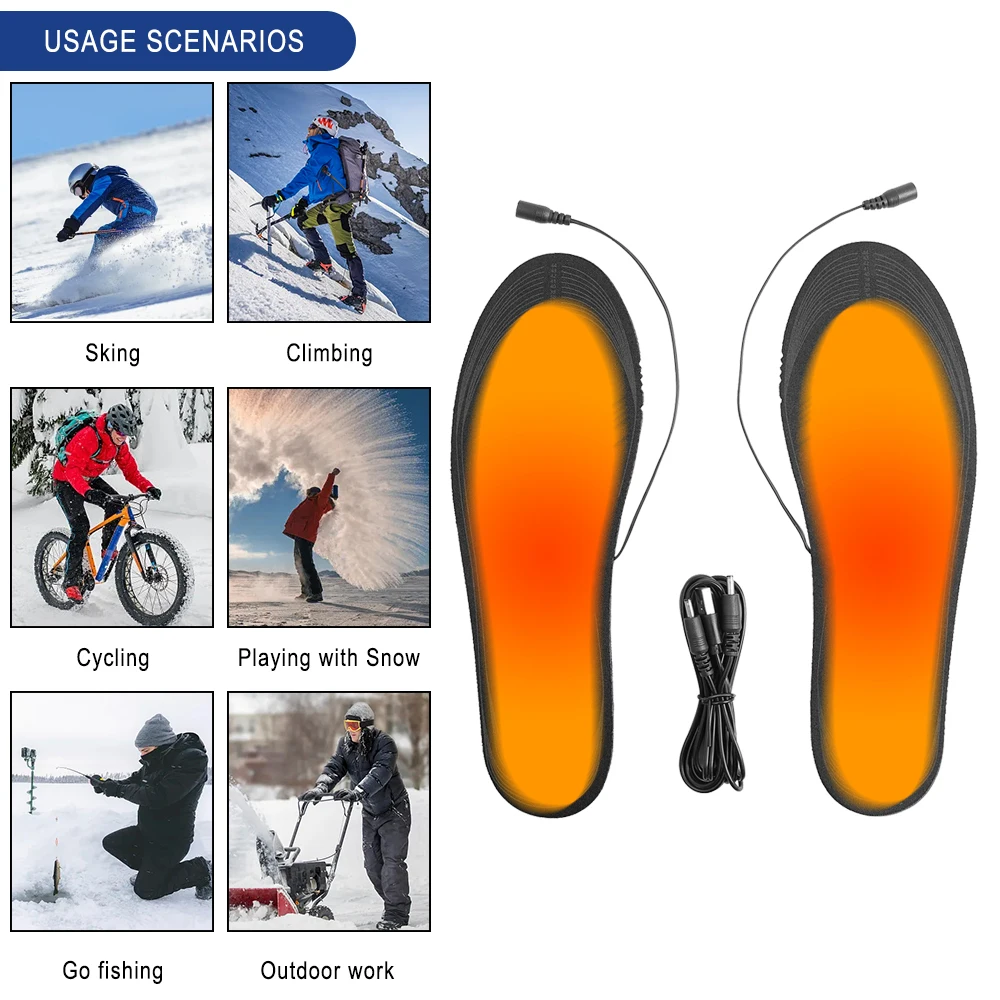 USB перезаряжаемые стельки с п – обзор и цена Heated Insole Rechargeable