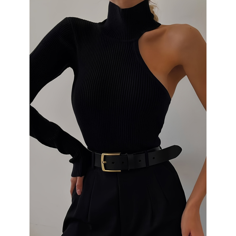 Однотонное асимметричное боди  – обзор и цена Winter Clothing For Women