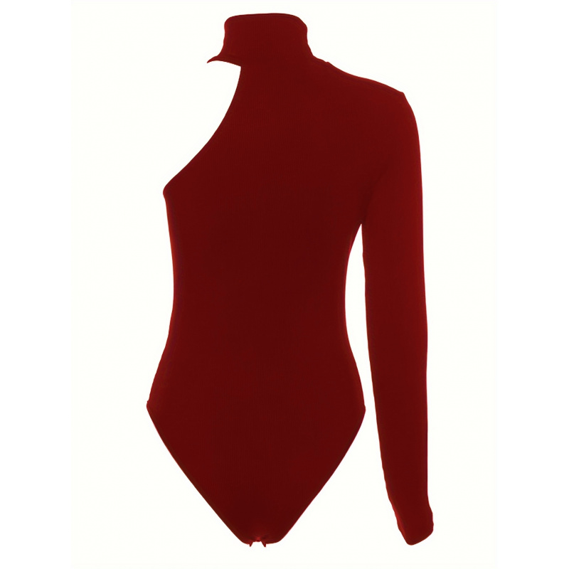 Однотонное асимметричное боди  – обзор и цена Winter Clothing For Women