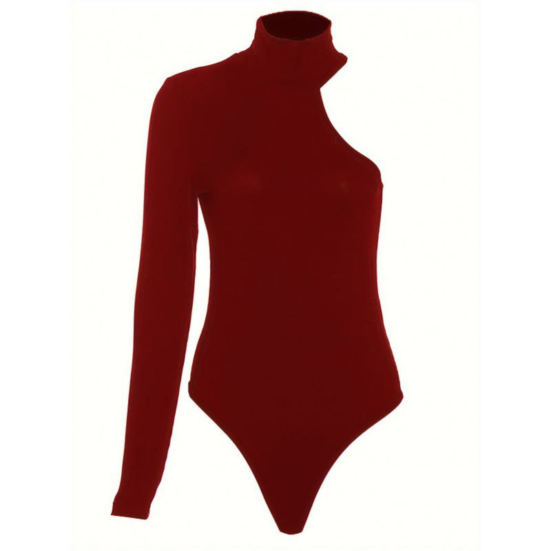 Однотонное асимметричное боди  – обзор и цена Winter Clothing For Women