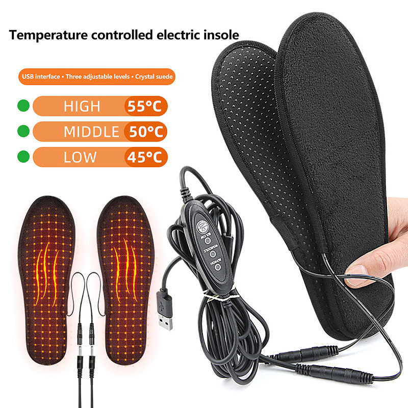 USB перезаряжаемые стельки для – обзор и цена Heated Insole Rechargeable