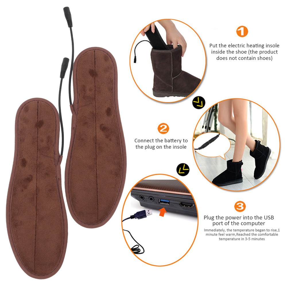 1 пара водонепроницаемых стель – обзор и цена Heated Insole Rechargeable